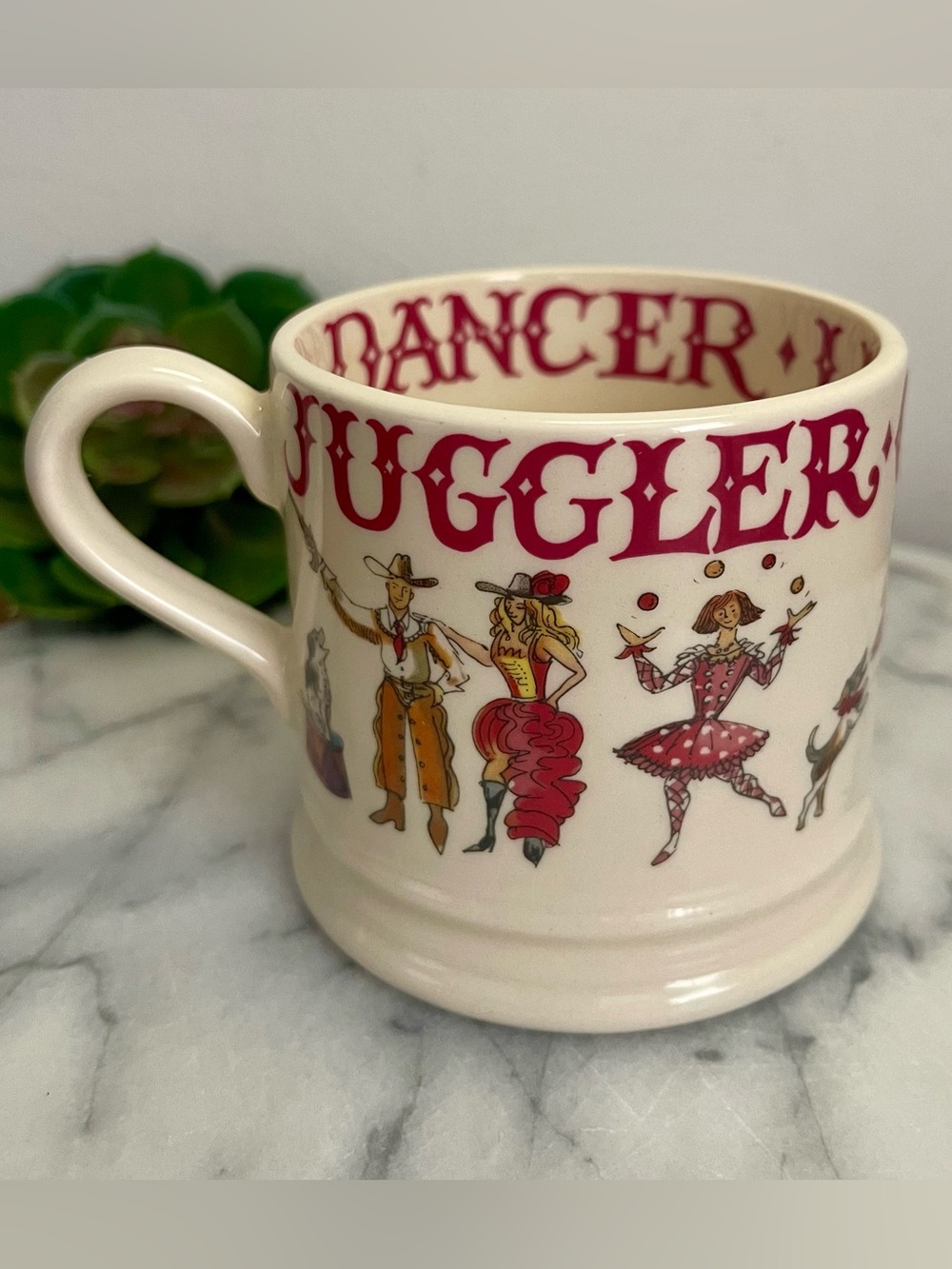 Emma Bridgewater Running Away With The Circus Mug 3”in